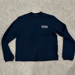 lululemon athletica Black Crew Neck Sweater